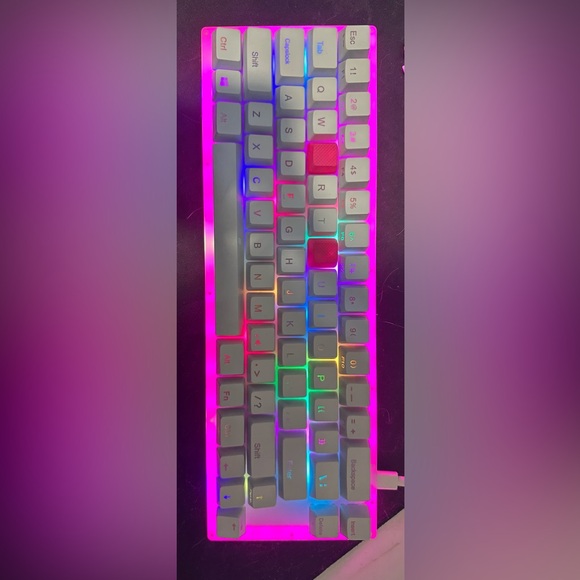 Light Board Gaming Keyboard Mechanical Red Switch - Picture 1 of 3